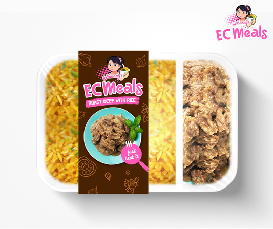 EC Meals Roast Beef 150g+Rice