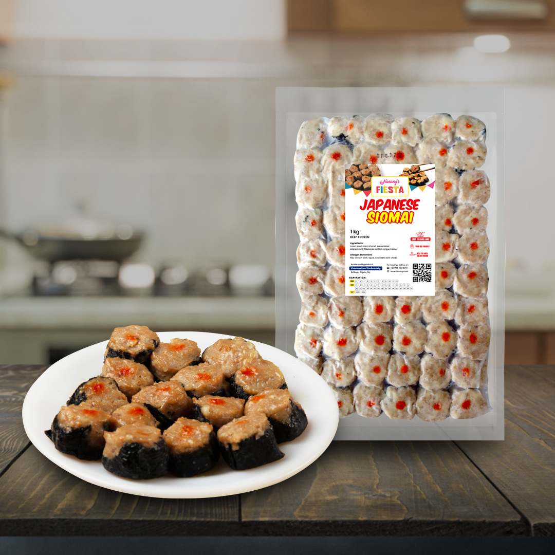 Nanang's Fiesta Japanese Siomai 1Kg Pack 60 Pcs.