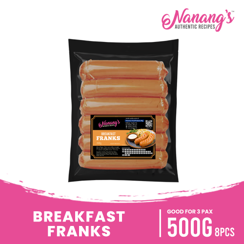 Nanang's Breakfast Franks 500G 8 Pcs.
