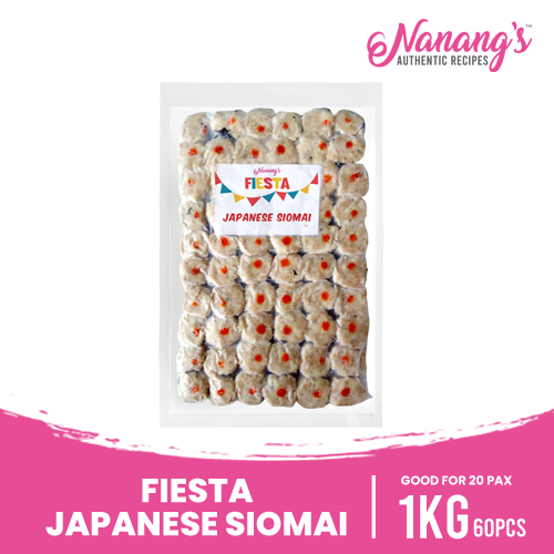 Nanang's Fiesta Japanese Siomai 1Kg Pack 60 Pcs.