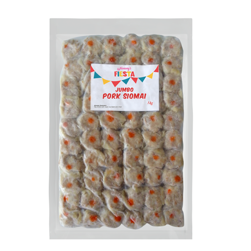 Nanang's Fiesta Jumbo Pork Siomai 1Kg Pack 60 Pcs.