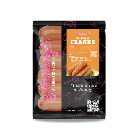 Nanang's Breakfast Franks 500G 8 Pcs.