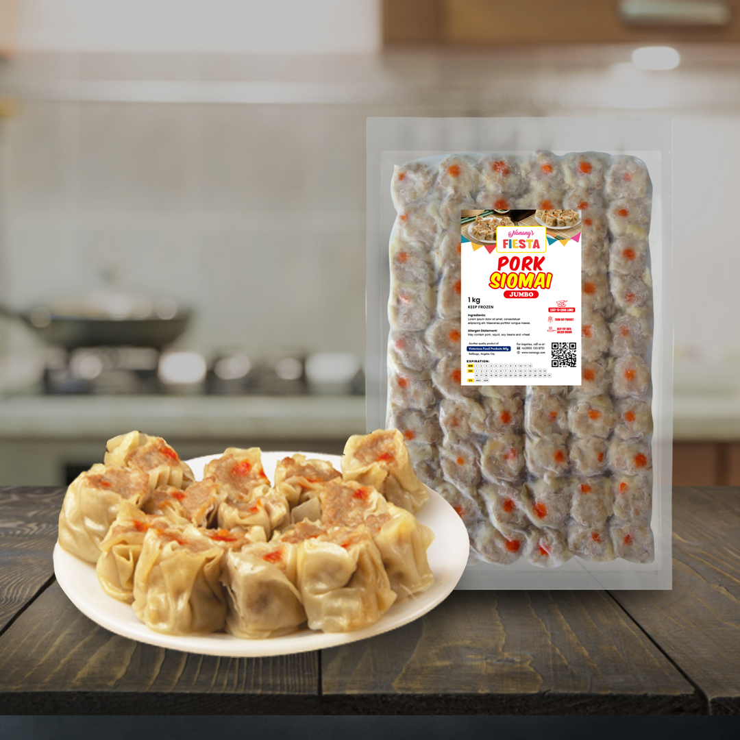 Nanang's Fiesta Pork Siomai 1Kg Pack 60 Pcs.